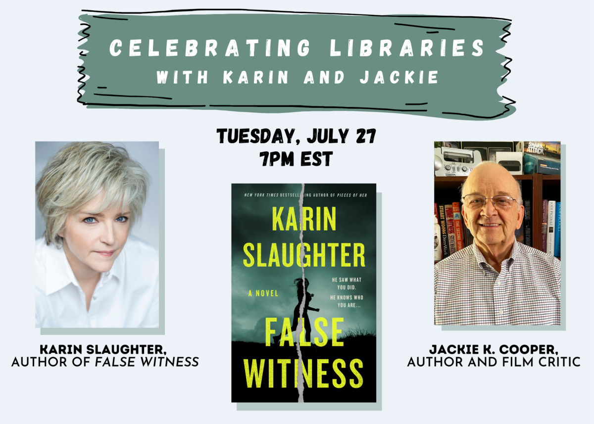 Celebrating Libraries with Karin Slaughter and Jackie Cooper