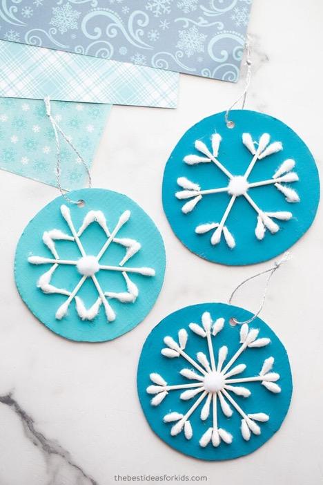 QTip Snowflakes