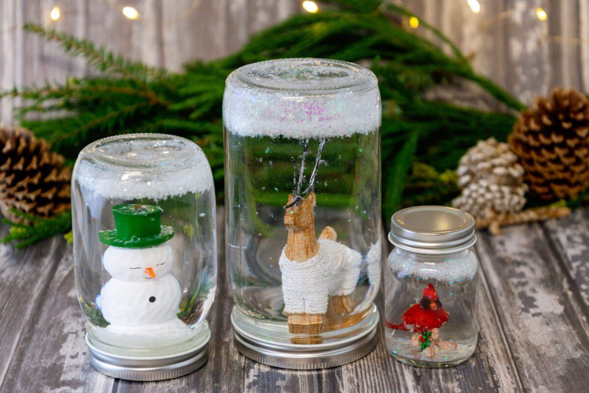 DIY snowglobes